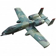 Самолет Dynam A10 Thunderbolt Brushless RTF 1080 мм 2,4 ГГц (DY8933VII-Green RTF)