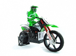 Мотоцикл на радіокеруванні модель 1:4 Himoto Burstout MX400 Brushed (зелений)