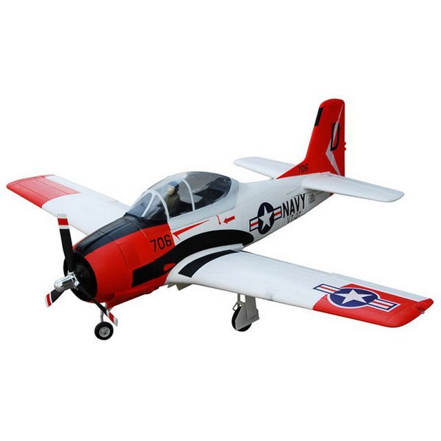 ������ �������� �� ��������������� FMS T-28 Trojan 800�� RTF � 3� ������ ���������� (FMS032-3X Red)