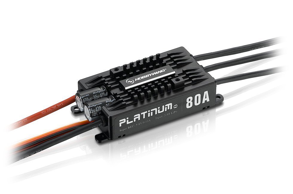 ��������� ���� HOBBYWING PLATINUM V4 80A 3-6S ��� �����������