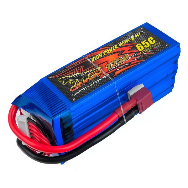 ����������� Dinogy LiPO 22,2� 2250��� 6S 65C 106�35�47�� 308� T-Plug (DLC-6S2200H-T)