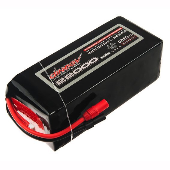 ����������� Dinogy LiPO 22,2� 22000��� 6S 25C 205�90�73�� 2740� AS150+XT150 (DLC-6S22000C-AS)