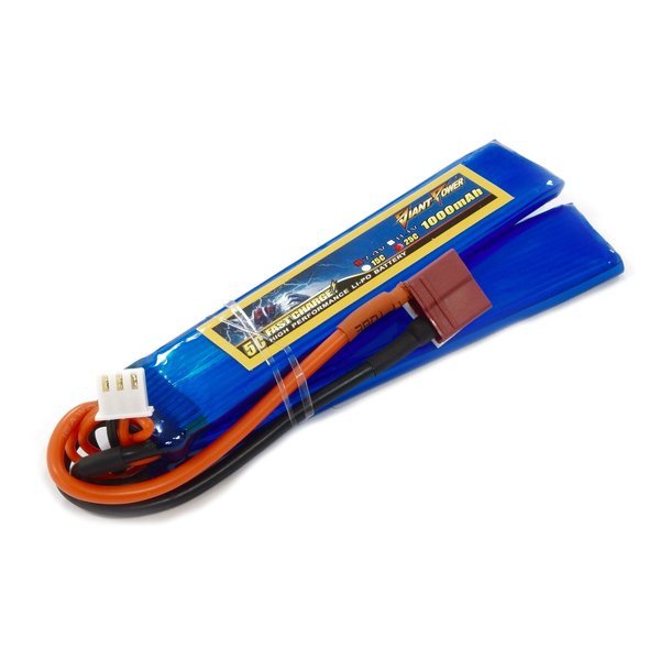 ���������� ��� ���������� Giant Power Li-Pol 7.4V 2S 1000mAh 25C 2 �������� 5.5�20�103�� T-Plug