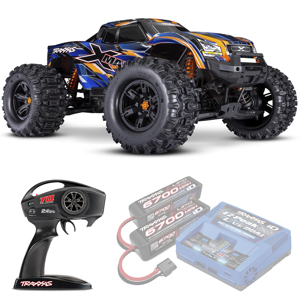 X-MAXX Traxxas Belted 8S VXL TSM 1:5 4WD RTR ������� �� ����� (77096-4-ORNG)