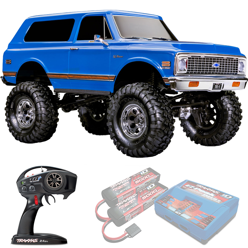 CHEVROLET K5 Blazer Traxxas 1972 TRX-4 High Trail Edition 1:10 4WD RTR ������� �� ����� (92086-4-BLUE)