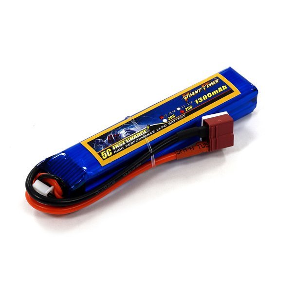 ����������� ��� ���������� Giant Power Li-Pol 7.4V 2S 1300mAh 25C 16�20�103�� T-Plug