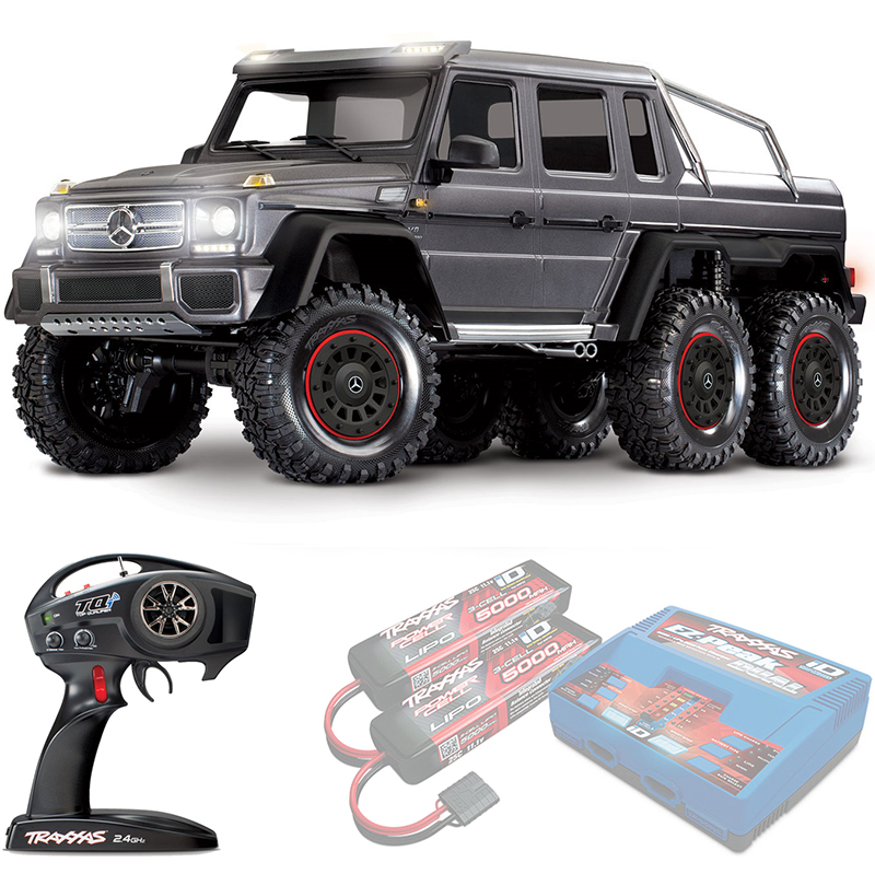 MERCEDES-BENZ G 63 AMG Traxxas TRX-6 Clipless 1:10 6X6 RTR ������� �� ����� (88296-4-SLVR)