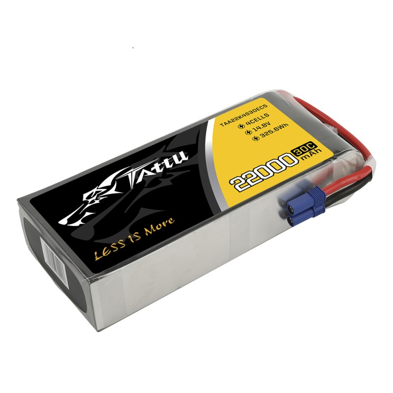 ���������� Tattu LiPO 14,8� 22000��� 4S 30C 208�92�42�� 1677� EC5 (TA-30C-22000-4S1P)