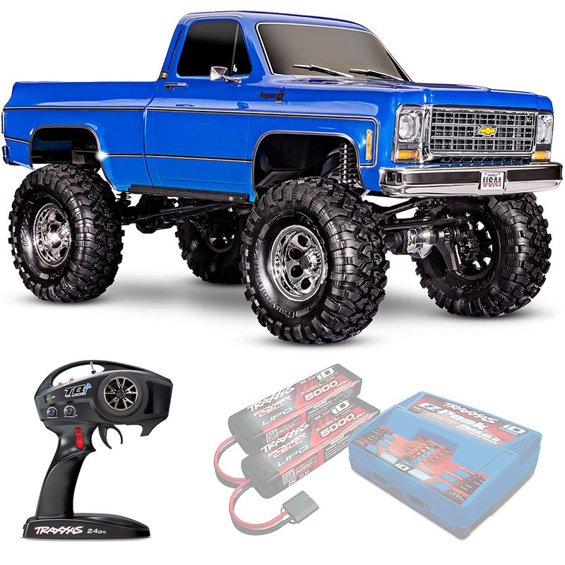 CHEVROLET K10 Traxxas 1979 TRX-4 High Trail Edition 1:10 4WD RTR ������� �� ����� (92056-4-BLUE)