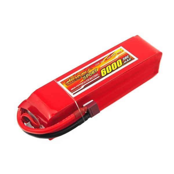����������� Dinogy LiPO 14,8� 6000��� 4S 30C 40�41�162�� 630� T-Plug (DLC-4S6000D-T)