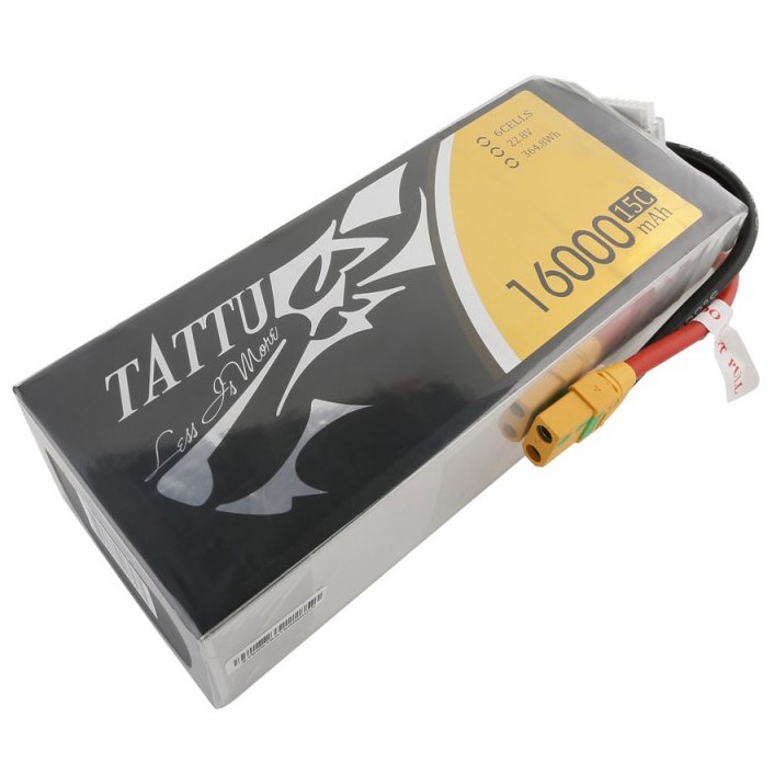 ���������� Tattu LiPO 22,2� 16000��� 6S 15C 193�77�66�� 1932� XT90-S (TA-15C-16000-6S1P-XT90-S)
