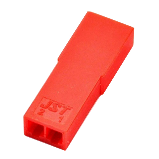 ' JST SYP 2-Pin Female Red  JST-SYP-2P