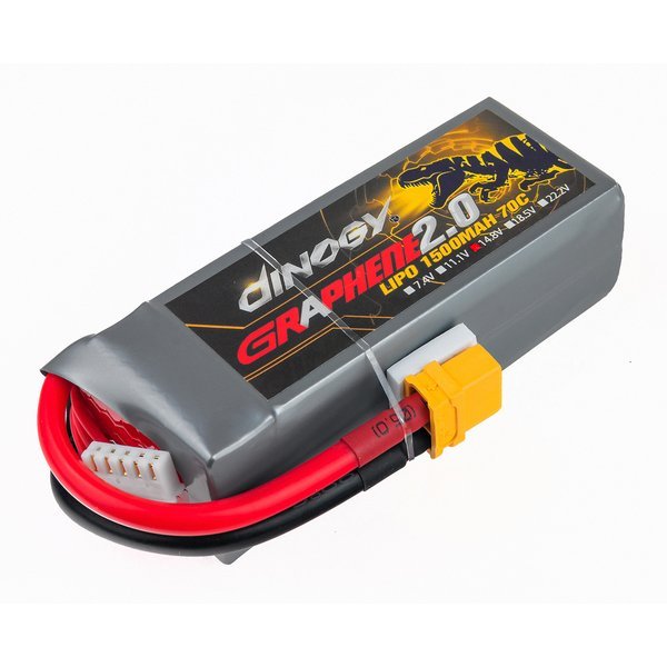 ����������� Dinogy G2.0 LiPO 14,8� 1500��� 4S 70C 94�35�28�� 161� XT60 (DLC-4S1500XT-XT)