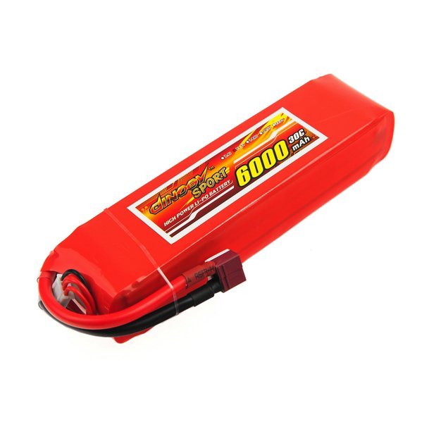 ����������� Dinogy Li-Pol 6000mAh 11.1V 3S 30C 34x47x169�� T-Plug
