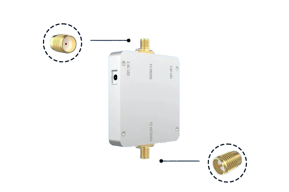 ϳ�������� ������� 2.4G + 5.8GHz ACASOM 1 ���� - 1 ����� 4W