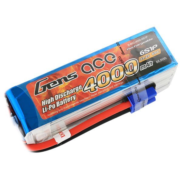 ����������� Gens Ace LiPO 22,2� 4000��� 6S 60C 136�52�45�� 671� EC5 (B-60C-4000-6S1P)