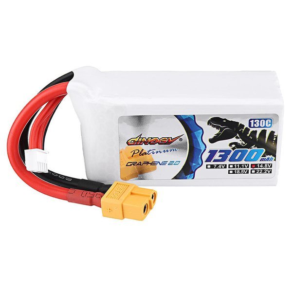 ����������� Dinogy PLATINUM G2.0 Li-Pol 1300mAh 14.8V 4S 130C XT60