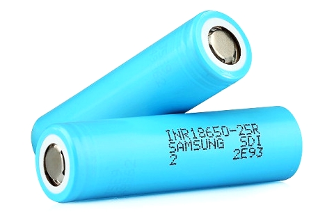  Li-Ion 18650 Samsung INR18650-25R 2500 20A