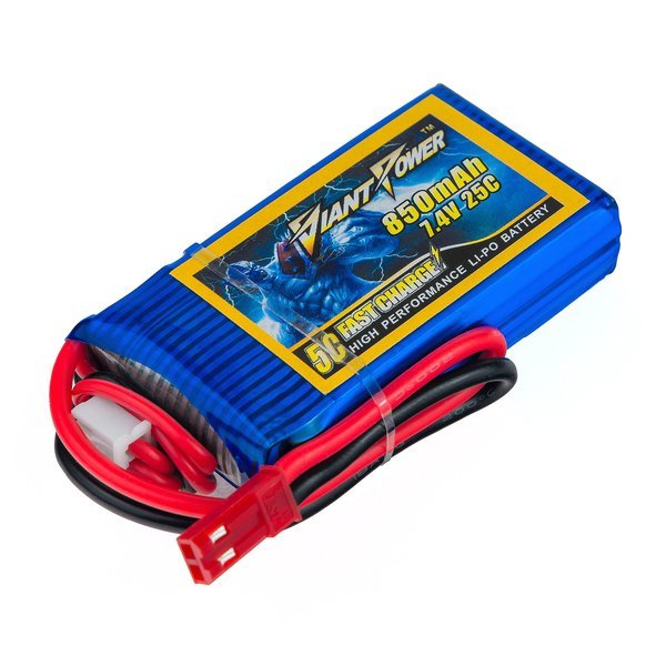 ���������� Dinogy LiPO 7,4� 850��� 2S 25C 55�29�13�� 39� JST-SYP (DLC-2S850C-JST)