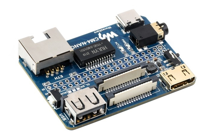 ����� ���������� NANO B ��� Raspberry PI CM4 (Ethernet, HDMI)