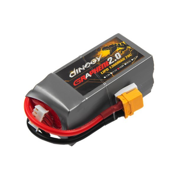 ����������� Dinogy LiPO 14,8� 1300��� 4S 70C 39�34�71�� 165� XT60 (DLC-4S1300XT-XT)