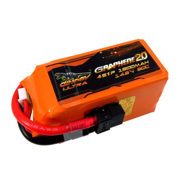 ����������� Dinogy ULTRA G2.0 Li-Pol 1500mAh 14.8V 4S 80C XT60 72x34x39��
