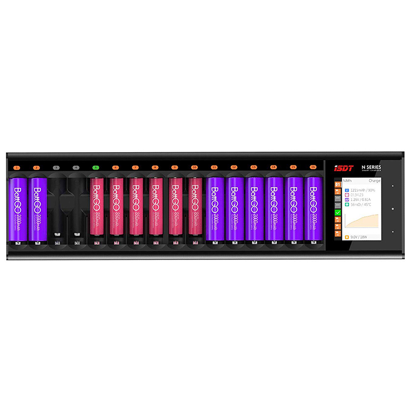 N16 ISDT 5-12�  0,1-1,5�/���� 1-16 AA/AAA �ells 36�� �������� ������� (ISDT N16)