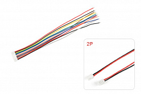 ������ 15�� � ����� ���������� Micro JST GH 1.25�� F (2 pin)