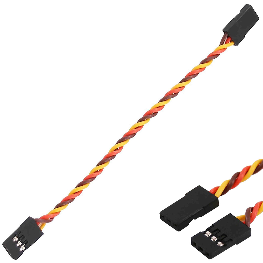 �'������� ����������� JR 22AWG ����� 20�� (22AWG-Servo-JR-FF-20CM)