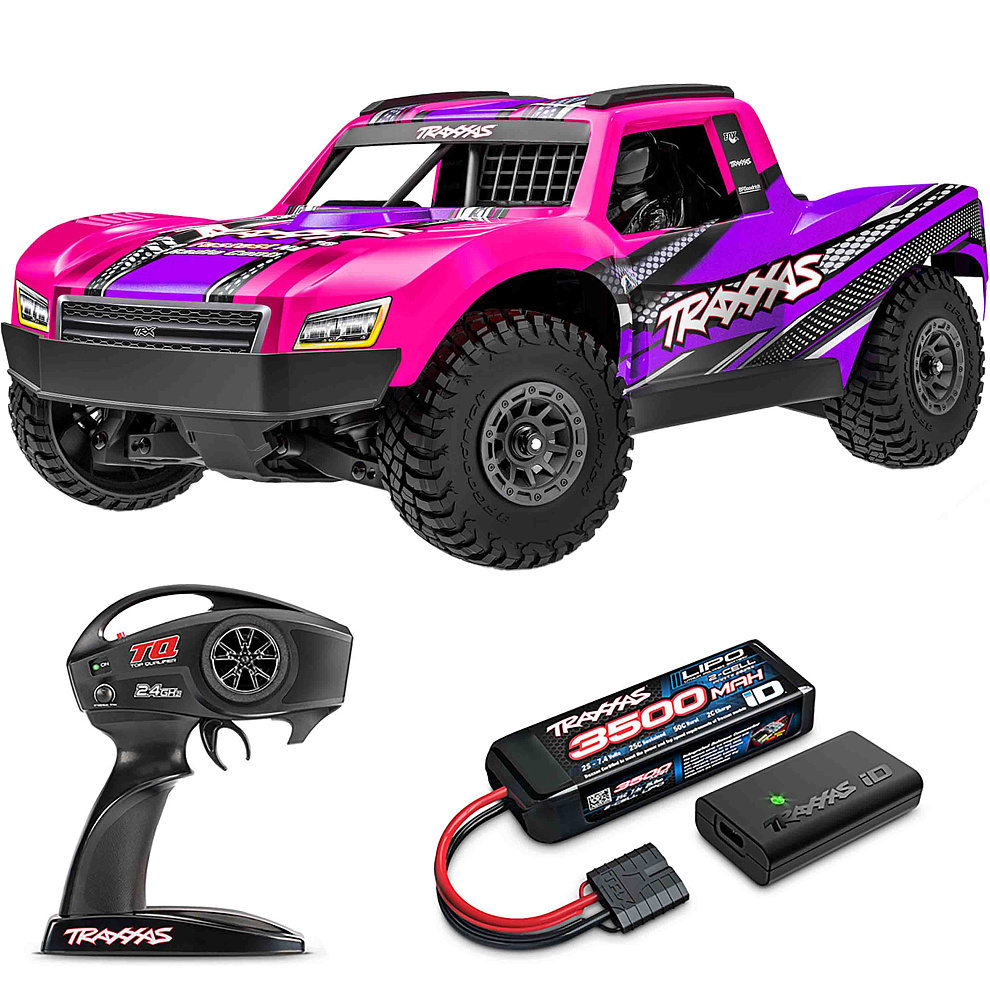 MINI SLASH 4X4 Traxxas BL2S 1:16 4WD RTR ������� �� ����� (108164-1-PINK)