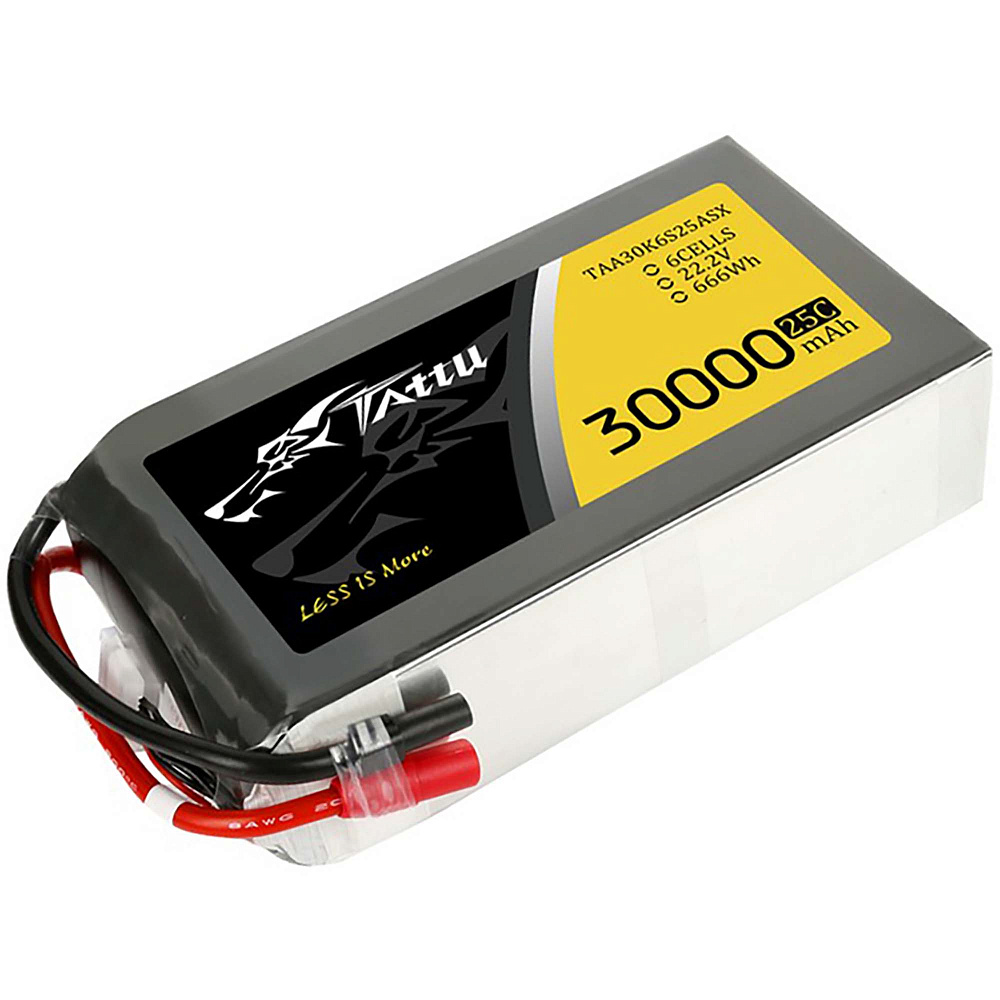 ���������� Tattu LiPO 22,2� 30000��� 6S 25C 217�120�65�� 3505� AS150+XT150 (TAA30K6S25ASX)