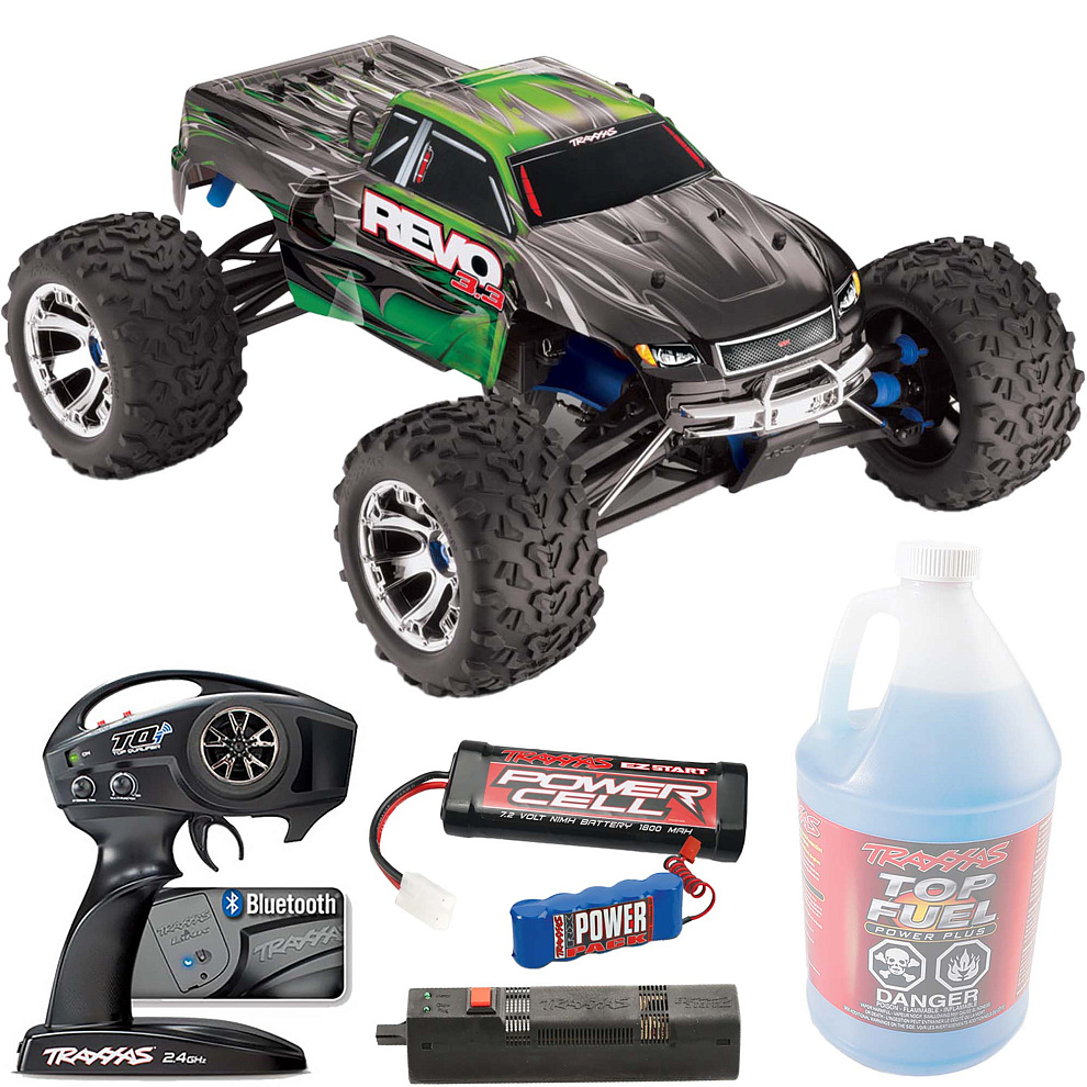 REVO 3.3 Traxxas Nitro 1:10 4WD RTR ������� �� ����� (53097-3-GRN)
