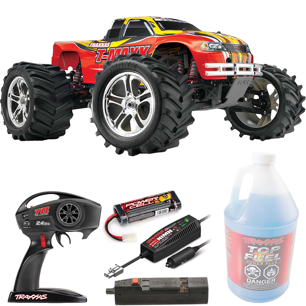 T-MAXX Traxxas Classic Nitro 1:10 4WD RTR ������� �� ����� (49104-1-RED)