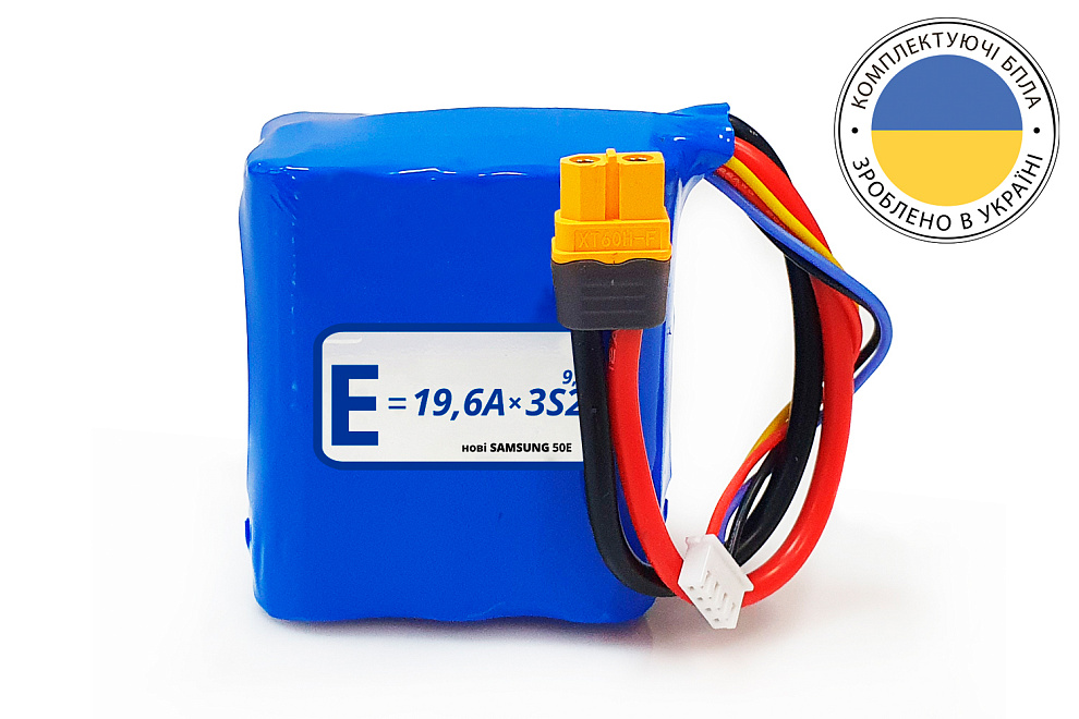 ������� Energy Life Li-Ion 3S2P 21700-50E 12AWG XT60-F (001)