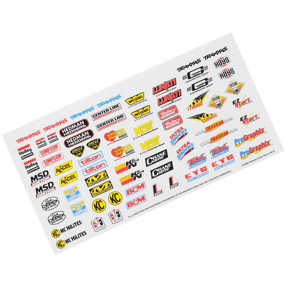  Traxxas Racing Sponsors (2514)