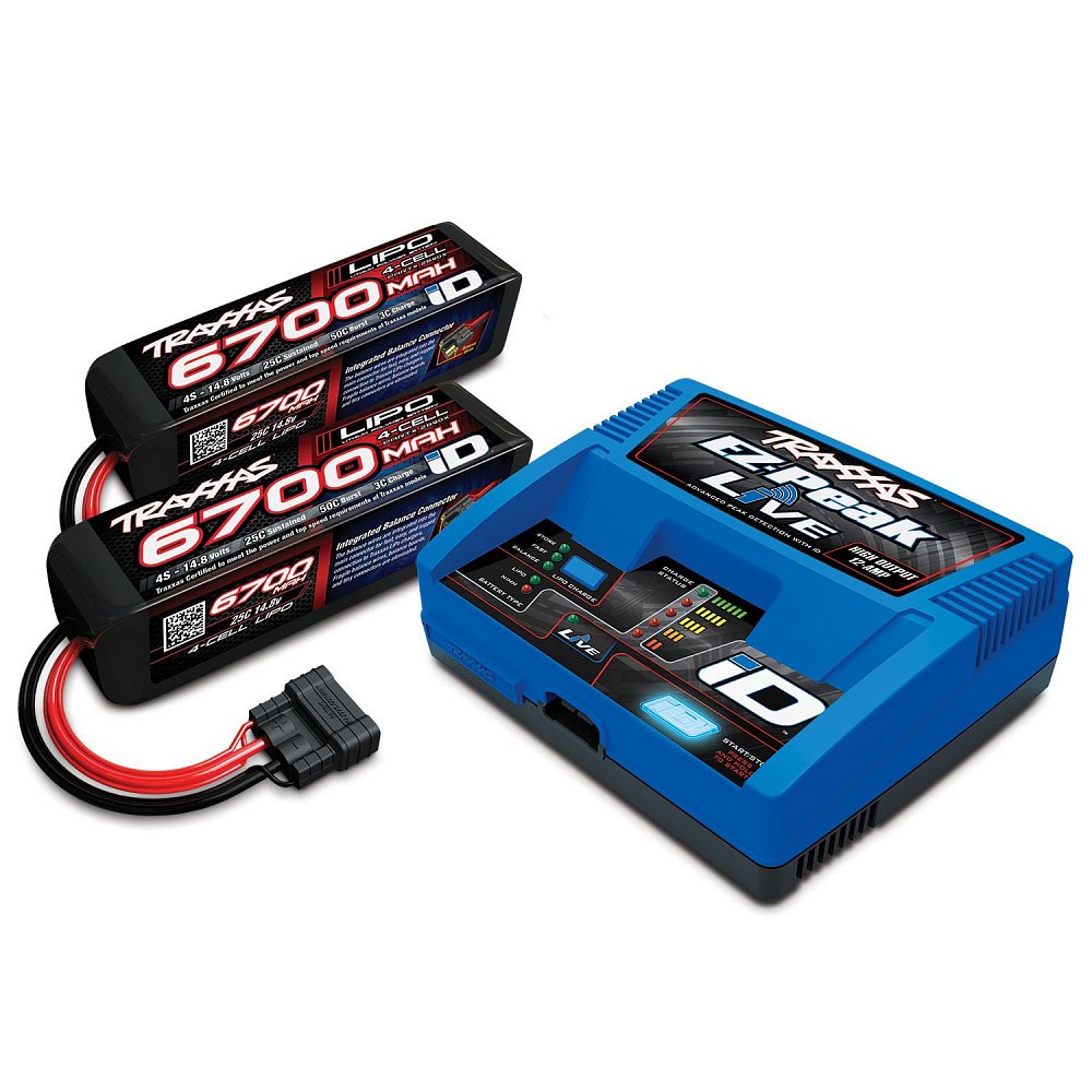 �������� Traxxas EZ-Peak Live 100-240� 12� 100�� 2971 + 2�� LiPO 14,8� 6700�Ah 4S 25C 2890X (2993)