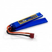 ����������� ��� ���������� Dinogy LiPO 7,4� 1300��� 2S 25C 6,5�21�130�� 65� T-Plug (DAS-2S5520120C-2W-T)