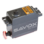 Сервопривід Savox 4,5-6 кг/см 0,16-0,13 сек/60° 40,7х20х37мм 46г цифровий (SV-0320)