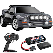 MINI RALLY Traxxas FORD RS200 VXL TSM 1:16 4WD RTR ������� �� ����� (108046-1-GRAY)