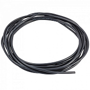 Провод силиконовый QJ 28 AWG (черный), 1 метр