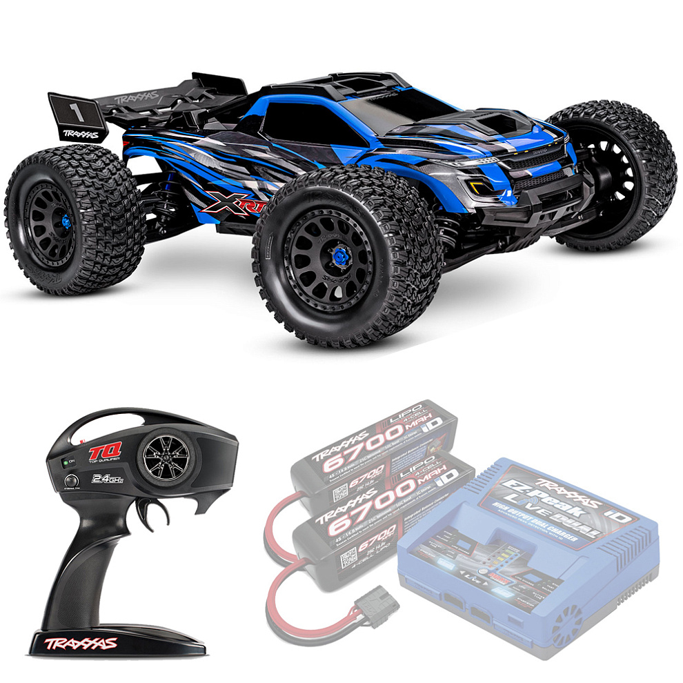 XRT Traxxas VXL 8S TSM 1:5 4WD RTR ������� �� ����� (78086-4-BLUE)