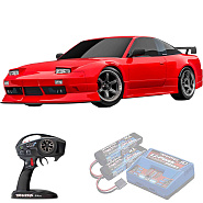 NISSAN 240SX Traxxas 4-Tec Drift TSM Wireless 1:10 2WD RTR ������� �� ����� (105247-4-RED)