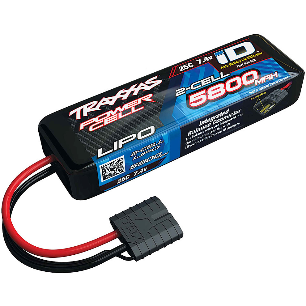 2843X Traxxas LiPO 7,4 5800 2S 25C 1372443 280 Traxxas iD 
