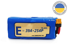 ������������ ������� 2S4P Energy Life 19400��� Samsung SDI 21700-50G Li-Ion 12AWG XT60-F