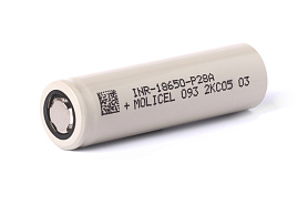 ����������� Li-Ion 18650 Molicel INR18650-P28A 2800��� 35A