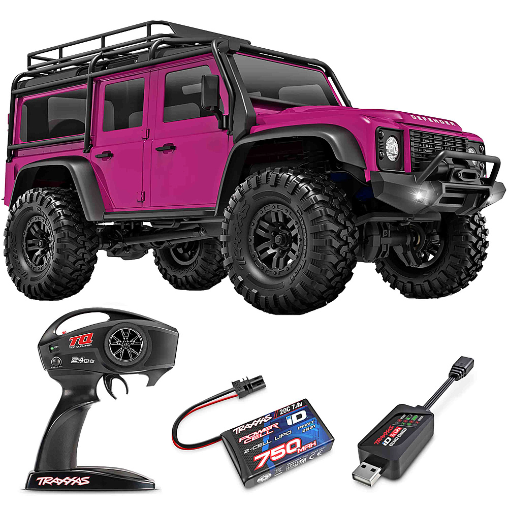 LAND ROVER DEFENDER Traxxas TRX-4M 1:18 4WD RTR ������� �� ����� (97054-1-PINK)
