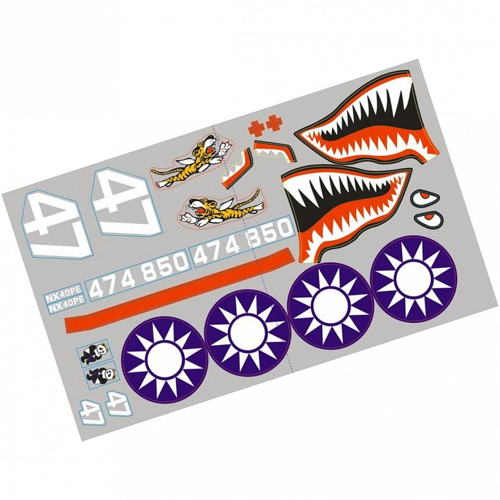 FMS �������� ������ ����� Mini P-40 FMS014 (FQ305-CAMO)