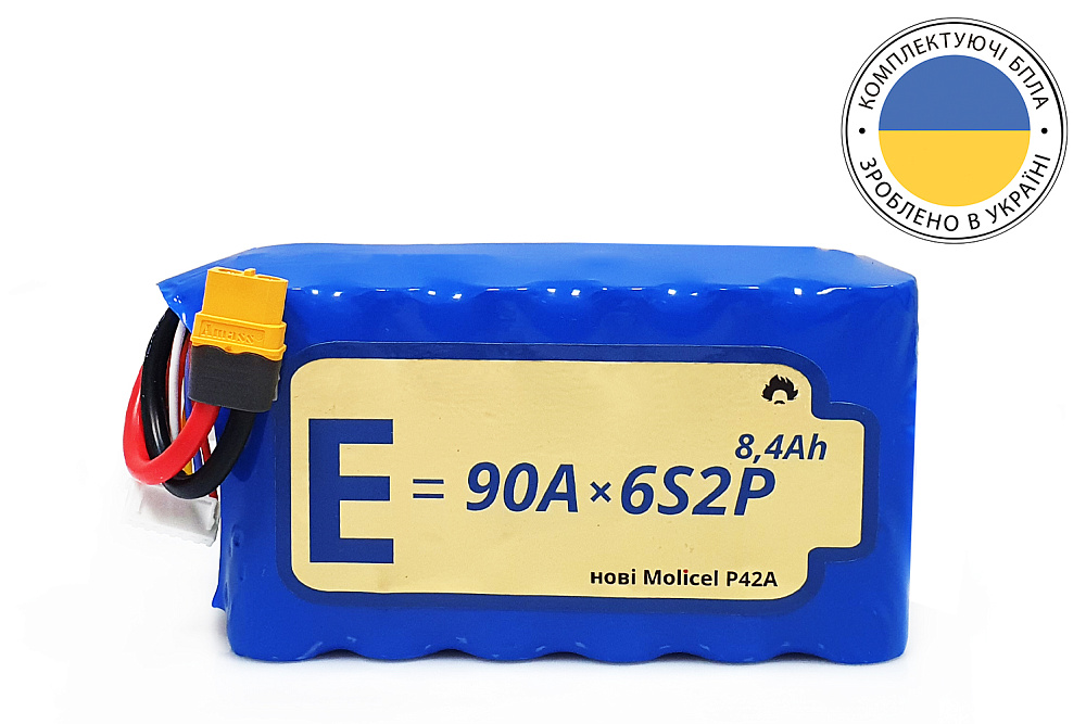 ������������ ������� ��� ����� 6S2P Energy Life 8400��� 90A Moli�el 21700-P42A Li-Ion (����������� �����)