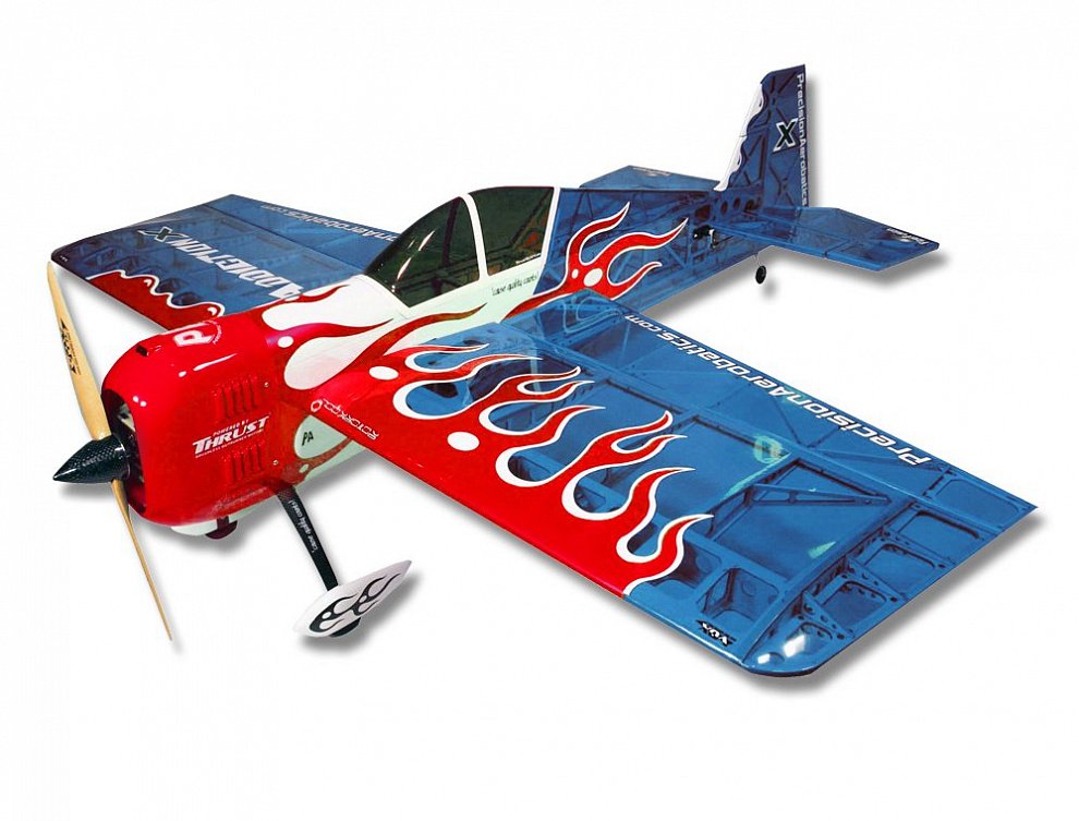 Літак на радіокеруванні  Precision Aerobatics Addiction X 1270мм KIT (синій)