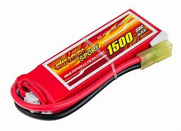 ����������� Dinogy LiPO 7,4� 1500��� 2S 30C 90�30�14�� 71� Mini Tamiya (DDS-2S1500DW30-MT)